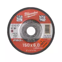 Šlifavimo diskas Milwaukee PRO+ 150 x 22,23 x 6 mm