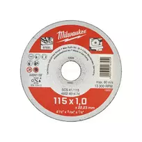 Pjovimo diskas Milwaukee 115 x 22,23 x 1 mm