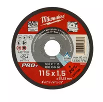 Pjovimo diskas Milwaukee PRO+ INOX 115 x 22,23 x 1,5 mm