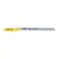 Dėlionės pjūklo geležtė Milwaukee T 244 D, 75 x 4 mm, medienai - 5 vnt.
