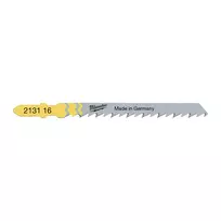 Dėlionės pjūklo pjūklas Milwaukee T 144 D, 75 x 4 mm, greitam medienos pjovimui - 25 vnt.