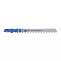Dėlionės pjūklo pjūklas Milwaukee T 127 D, 75 x 3 mm, aliuminiui - 5 vnt.
