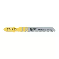 Dėlionės pjūklo ašmenys Milwaukee T 119 B, 70 x 2 mm, medienai - 5 vnt.