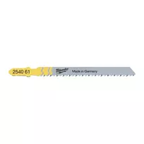 Dėlionės pjūklo ašmenys Milwaukee T 101 B, 75 x 2,5 mm, medienai - 25 vnt.