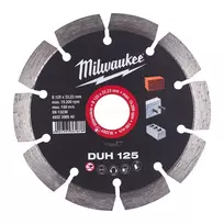 Deimantinis pjovimo diskas Milwaukee DUH 125 x 22,23 mm