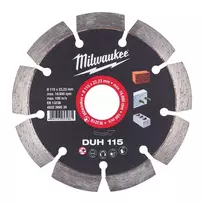 Deimantinis pjovimo diskas Milwaukee DUH 115 x 22,23 mm
