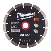Deimantinis pjovimo diskas Milwaukee DU 180 x 22,23 mm