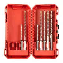 Milwaukee betono grąžtų komplektas M2 SDS+ 5-10 mm, 7 dalių