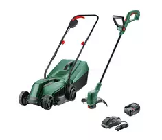 Bosch akumuliatorinis vejapjovė EasyMower 18V-32-200 + akumuliatorinis žoliapjovė EasyGrassCut 18V-26