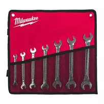 Milwaukee raktų rinkinys 6-19 mm 7 dalių