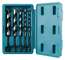 "Makita" medinių grąžtų komplektas 6-19 mm, 1/4" šešiabriauniu kotu, 5 dalių