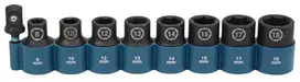 Smūginių kasečių komplektas Makita IMPACT BLACK 1/2" 8-18 mm, 9 dalių
