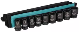 Makita smūginių galvučių komplektas IMPACT BLACK 1/2" 10-27 mm 9 dalių
