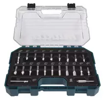 "Makita" frezų ašmenų rinkinys D-74784 22 dalių