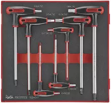Teng Tools šešiakampių raktų komplektas TEDHEX7 2,5-8 mm 7 dalių
