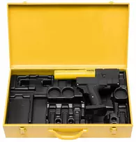 REMS vamzdžių presas Ax-Press 25 22V ACC Basic-Pack iš plieno lakšto dėžutėje, be akumuliatoriaus ir įkroviklio