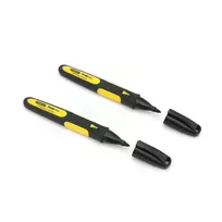 Stanley markeris FATMAX, juodas, apvalus galiukas, 2 vnt.