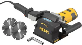 Griovių freza REMS Krokodil 125 Basic-Pack + 2 x UDT LS Turbo 125 mm pjovimo diskas