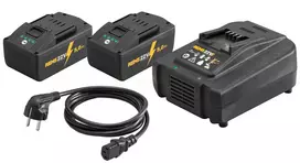 REMS akumuliatorius 22 V 2 x 5,0 Ah + 290 W įkroviklis