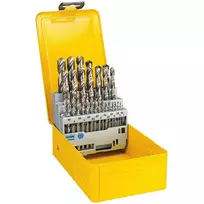 DeWalt metalo grąžtų rinkinys HSS-G 1-13 mm, DT5929, 29 dalių