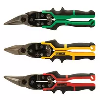 DeWalt skardinių žirklių komplektas, 3 dalys