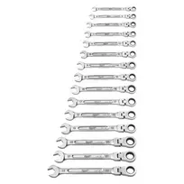 Milwaukee sąnarių galvutės veržliarakčių rinkinys MAX BITE 8-22 mm, 15 dalių