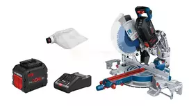Bosch akumuliatorinis skersinio pjovimo pjūklas GCM 18V-305 GDC 2 x 12,0 Ah ProCORE