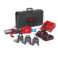 Milwaukee vamzdžių presas M18 ONEBLHPT-302C + TH presavimo žnyplės 16/20/32 mm