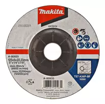 Makita šlifavimo diskas 125 x 6 mm A36P-BF METALL