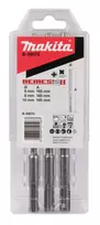 "Makita" smūginių grąžtų rinkinys SDS-Plus NEMESIS2 6-10 mm 3 dalių