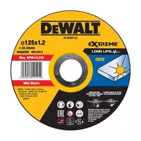 DeWalt pjovimo diskas Extreme INOX 125 x 1,2 x 22,23 mm