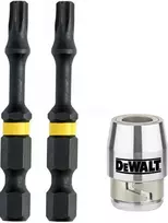 DeWalt smūginis antgalis Impact Torsion TX20 x 50 mm 2 vnt. + magnetinio stiprumo stipriklis