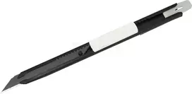 Tajima sulaužiamojo ašmenų peilis DORA, 9 mm, Razar Black Blade 30°