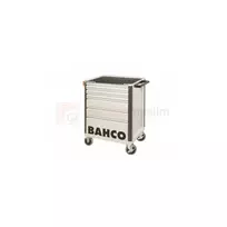 Įrankių vežimėlis Bahco E72 675 x 500 x 950 mm, su 6 stalčiais, baltas