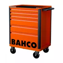 Įrankių vežimėlis Bahco E72 675 x 500 x 950 mm, su 6 stalčiais, oranžinis