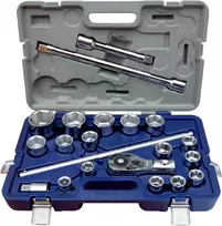 Raketinių raktų komplektas Irimo 3/4" 19-50 mm, 6-kampis, 21 dalis