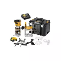 Akumuliatorinis viršutinis frezeris DeWalt DCW604P2