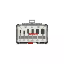Bosch frezų rinkinys Straight 4/16"-13/16", 1/4" kotas, 6 dalių