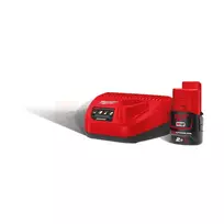 Milwaukee akumuliatorius M12 B2 2,0 Ah + C12 C įkroviklis