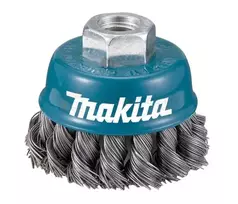 "Makita" plieniniai šepečiai 60 mm x M14 "PINTI" 125, 150 mm modeliams kūgis