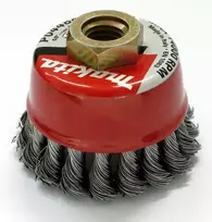 "Makita" plieniniai šepečiai mašinoms 50 mm 18 šerių