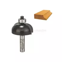 Apvalaus griovelio freza Bosch R=12 L=16 - dvipusis