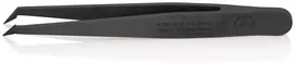 KNIPEX plastikinės ESD pincetės - Žnyplės: kampuotos, 45° / antgalio plotis: 0,4 mm / ilgis: 110 mm