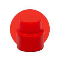 Inflatable Push Type Sealer Soda Cola Fizzy Drink Stopper Bottle Top Pressure Cap Saver Lid oranžinė