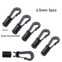 POM Clips Lauko įrankis Elastinės virvės Sagtys Drabužių dirželiai Kabliukai Virvė sagtis Stovyklavietės palapinės kabliukas 4.5mm 5pcs