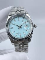 36 mm automatinis vyriškas laikrodis , 2813 Movement , 904L nerūdijančio plieno medžiaga, safyro krištoliniai madingi laikrodžiai gray