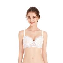Spring New French Sweet Fashion Comfortable Non-steel Ring Thin Section Lace Hollow Underwear Small Gathering L balta