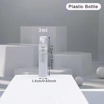Skaidrus mini kvepalų stiklinis buteliukas tuščias kosmetikos buteliukas mėginio mėgintuvėlis plonas stiklinis buteliukas 2 ml 3 ml 5 ml 10 ml Plastic 3ML