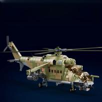 Konstruktoriai MI24S Ginkluotas Transportinis Sraigtasparnis KA52S Kovinis Sraigtasparnis Modelis Berniuko Žaislas Gimtadienio Dovana beige