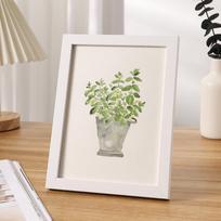 Medinis paveikslo rėmelis pasidaryk pats, kūrybingas stalo ir sienos nuotraukų laikiklis (5-10 colių, A4) 5-inch (8.9*12.7cm) display table